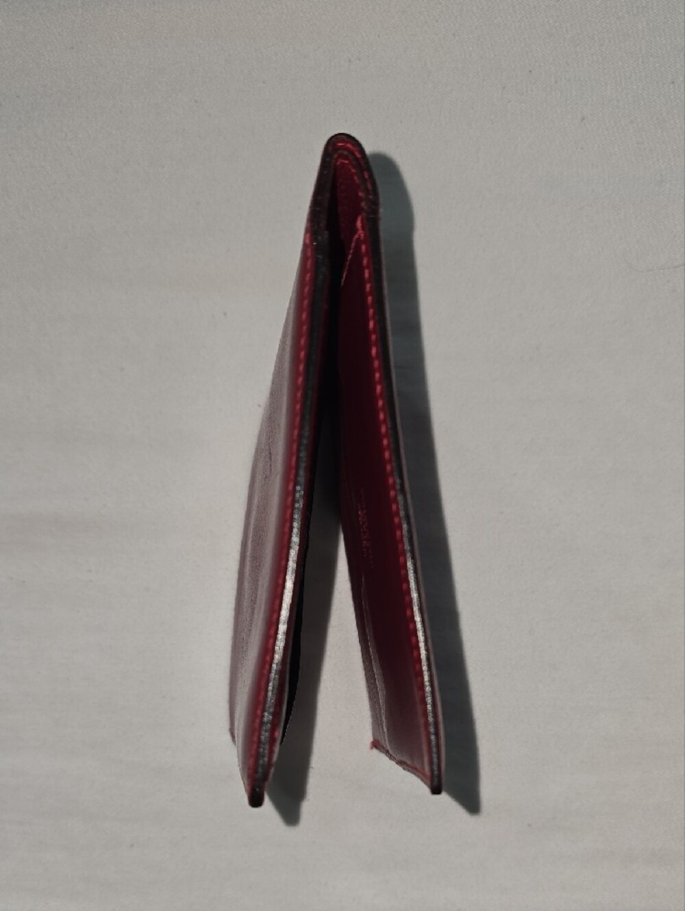 Hermes Red Compact Leather BiFold Wallet - Picture 6 of 10